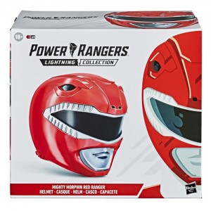 Hasbro Power Rangers Lightning Collection Mighty Morphin Red Ranger Helmet 1:1 Replica Clearance Sale