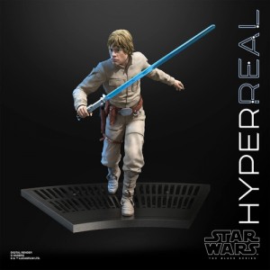 Hasbro Star Wars The Black Series Hyperreal Luke Skywalker 8 Inch Action Figure for Sale