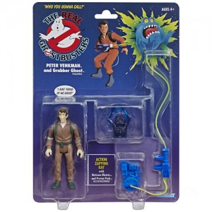 Hasbro Ghostbusters Kenner Classics Peter Venkman and Grabber Ghost Retro Action Figure Clearance Sale