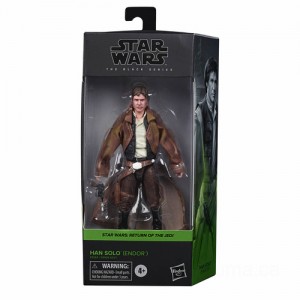 Hasbro Star Wars The Black Series Han Solo (Endor) Action Figure for Sale
