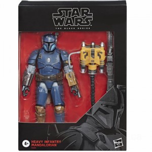 Hasbro Star Wars The Mandalorian The Black Series Heavy Infantry 6 Inch Action Figure for Sale