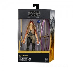 Hasbro Star Wars The Black Series Jar Jar Binks 6-Inch-Scale Star Wars: The Phantom Menace Collectible Deluxe Action Figure Clearance