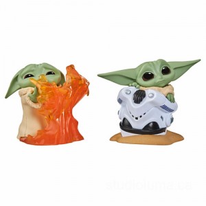 Hasbro Star Wars The Bounty Collection The Child Helmet Hiding Pose and Stopping Fire Pose 2 Pack Figures for Sale