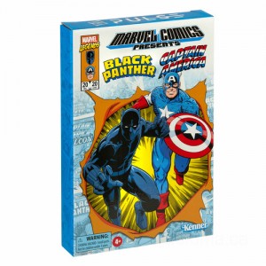 Hasbro Marvel Legends RETRO 3.75-inch Collection Captain America & Black Panther 2-Pack Action Figure Discounted
