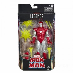 Hasbro Marvel Legends Iron Man Silver Centurion Action Figure Discounted