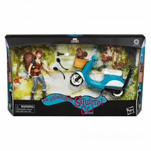 Hasbro Marvel Legends Riders Series Squirrel Girl 6 Inch Action Figure & Vehicle Set Special Sale
