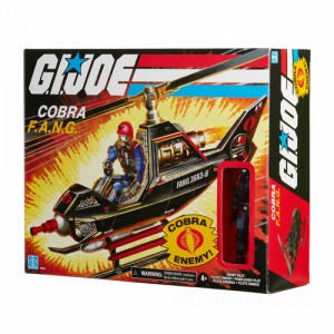Hasbro G.I. Joe Retro Collection Cobra F.A.N.G. Vehicle and Cobra Pilot 3.75-Inch Scale Action Figure Discounted