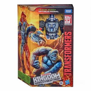 Hasbro Transformers Generations War for Cybertron: Kingdom Voyager WFC-K8 Optimus Primal Action Figure Special Sale