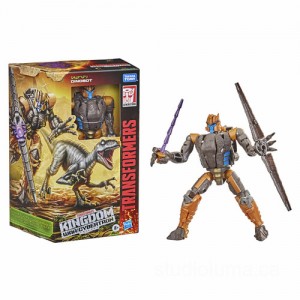 Hasbro Transformers Generations War for Cybertron: Kingdom Voyager WFC-K18 Dinobot Action Figure Special Sale