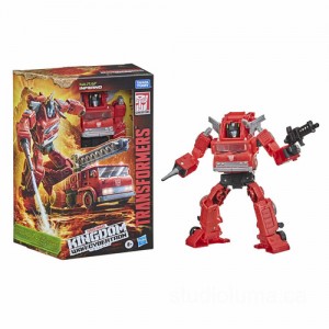 Hasbro Transformers Generations War for Cybertron: Kingdom Voyager WFC-K19 Inferno Action Figure Special Sale