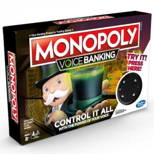 Hasbro Monopoly Voice Banking Electronic Family Board Game Special Sale
