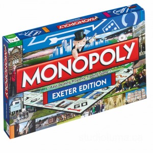 Monopoly Board Game - Exeter Edition Special Sale