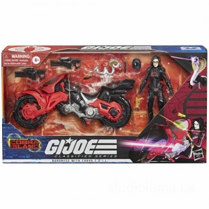 Hasbro G.I. Joe Classified Series Baroness with C.O.I.L. Figure and Vehicle Discounted