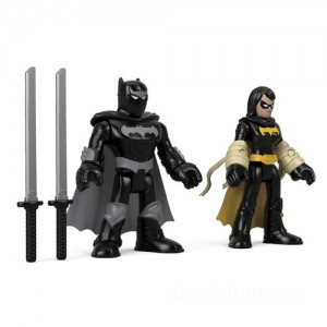 Fisher-Price Imaginext DC Super Friends Black Bat and Ninja Batman Clearance