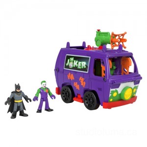 Imaginext DC Super Friends: Joker Van Headquarters with Batman and Joker Figures Clearance Sale