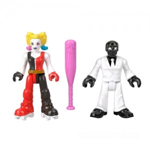 Imaginext DC Super Friends Harley Quinn and Black Mask Clearance Sale