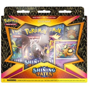 Pokémon Trading Card Game Shining Fates Mad Party Pin Collection Assortment - Styles Vary Clearance Sale