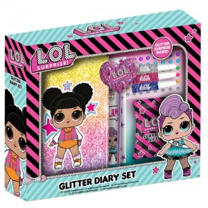 L.O.L Surprise! Glitter Diary Set Clearance Sale