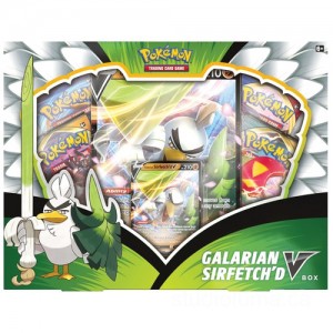 Pokémon Trading Card Game Galarian Sirfetch'd V Box Discounted