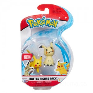 Pokémon Mimikyu & Pikachu Battle Figures Discounted