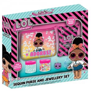 L.O.L Surprise! Sequin Purse and Jewellery Set Discounted