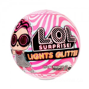 L.O.L. Surprise! Lights Glitter Doll with 8 Surprises Assortment Discounted