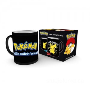 Pokémon Heat Changing Mugs - Pikachu Special Sale