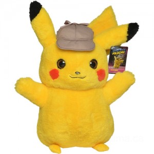 Pokémon  Master Detective Pikachu 40cm Plush Figure Special Sale